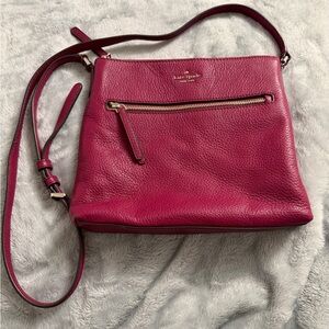 Kate Spade Pink Leather Crossbody Bag